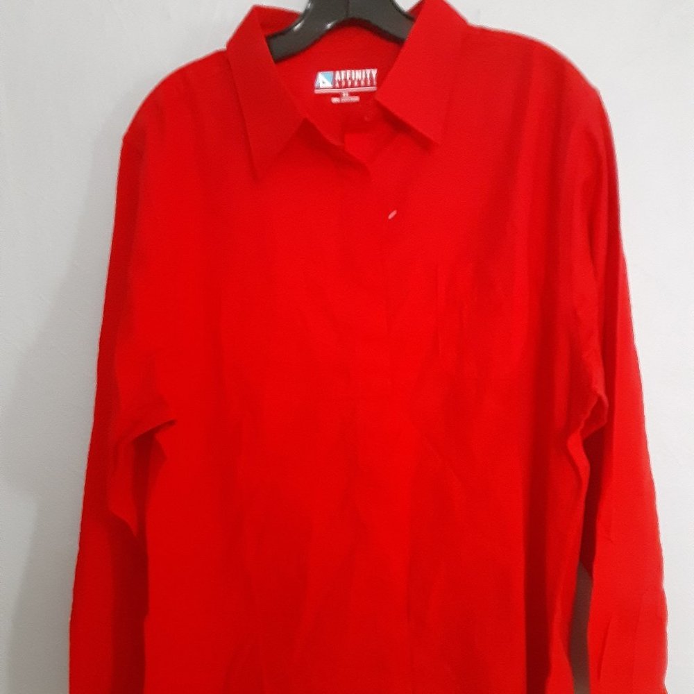 Red affinity   size XL  shirt